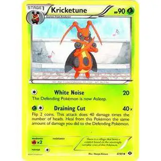 Pokemon Black & White Next Destinies Uncommon Kricketune #4 [Reverse Holo]