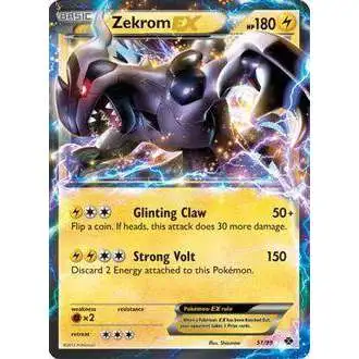 Pokemon Black & White Next Destinies Ultra Rare Zekrom EX #51 [Lightly Played]