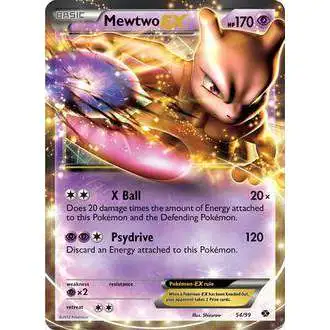 Pokemon Black & White Next Destinies Ultra Rare Mewtwo EX #54