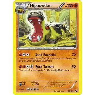 Pokemon Black & White Next Destinies Uncommon Hippowdon #66