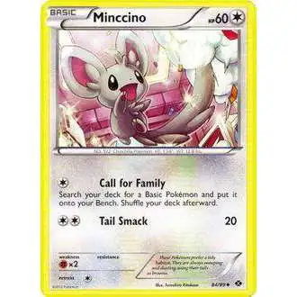 Pokemon Black & White Next Destinies Uncommon Minccino #84