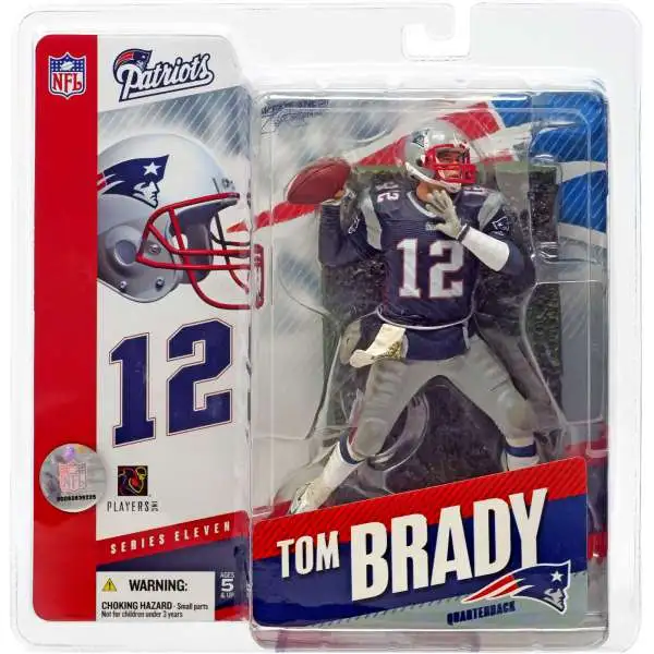 McFarlane Toys NFL New England Patriots Sports Picks Football Series 11 Tom Brady Action Figure [Blue Jersey]