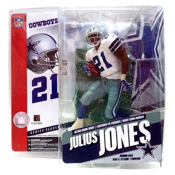 McFarlane Toys NFL Dallas Cowboys Sports Picks Football Series 11 Julius Jones Action Figure [White Jersey]
