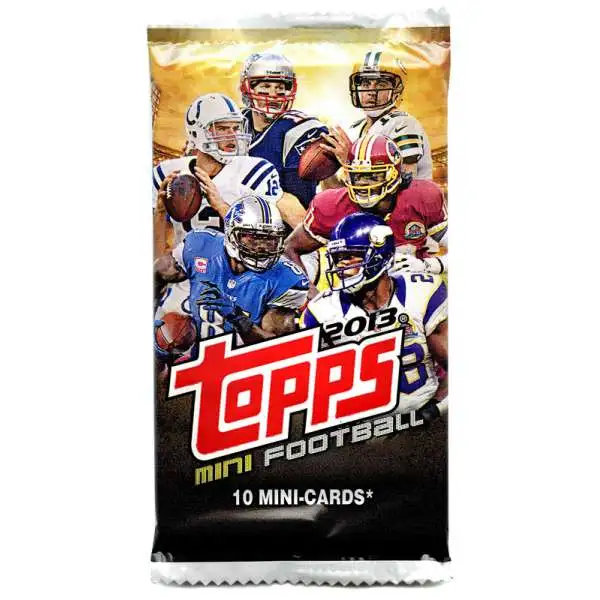 NFL Topps 2013 Mini Football Trading Card Pack [10 Cards]