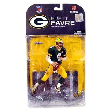 McFarlane Toys NFL Green Bay Packers Sports Football Series 17 Brett Favre Action Figure [No 'C' on Jersey Variant, Damaged Package]