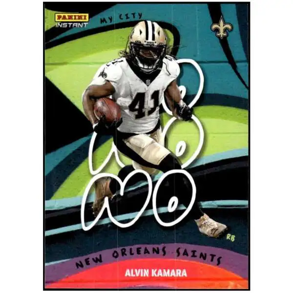 2021 Jersey Fusion Alvin Kamara Game USED Swatch SAINTS |