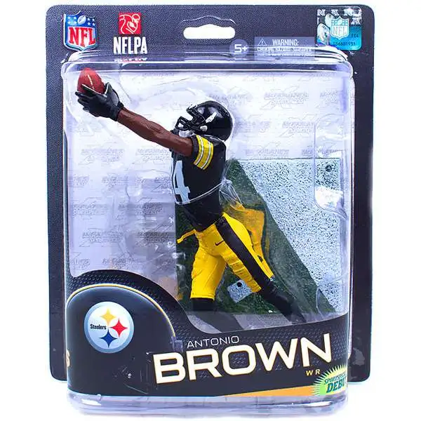 McFarlane Toys NFL Pittsburgh Steelers Sports Picks Football Series 32 Antonio Brown Action Figure