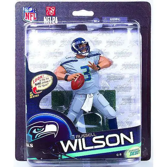 McFarlane Toys NFL Seattle Seahawks Sports Picks Football Series 33 Russell Wilson Action Figure [Gray Jersey & Gray Pants]