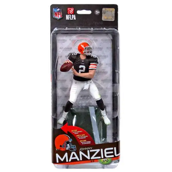 McFarlane Toys NFL Cleveland Browns Sports Picks Football Series 35 Johnny Manziel Action Figure