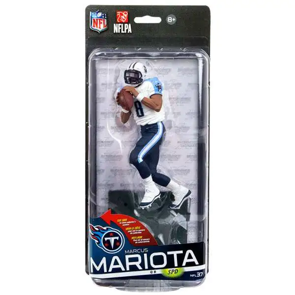 McFarlane Toys NFL Tennessee Titans Sports Picks Football Series 37 Marcus Mariota Action Figure [White Jersey, Blue Pants]