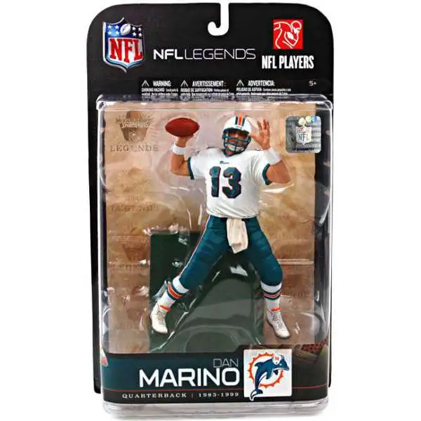 McFarlane Toys NFL Miami Dolphins Sports Football Legends Series 5 Dan Marino Action Figure [White Jersey Variant]