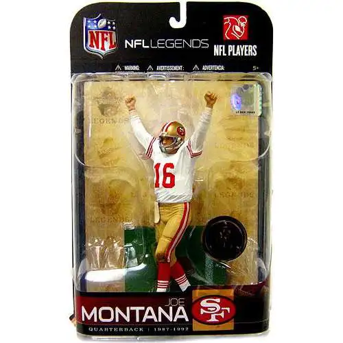 McFarlane Toys NFL San Francisco 49ers Sports Football Legends Series 5 Joe Montana Exclusive Action Figure [White Jersey Variant]