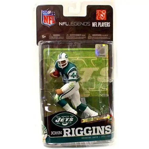 McFarlane Toys NFL New York Jets Sports Picks Football Legends Series 6 John Riggins Action Figure [Green Jersey]