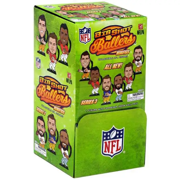 NFL Big Shot Ballers Football Series 3 Mystery Box [32 Packs]