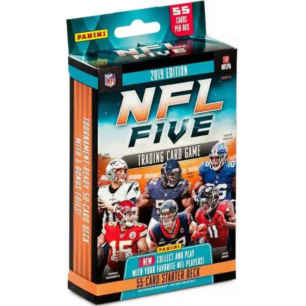 NFL Trading Card Game 2019 Five Football Starter Deck [55 Cards]