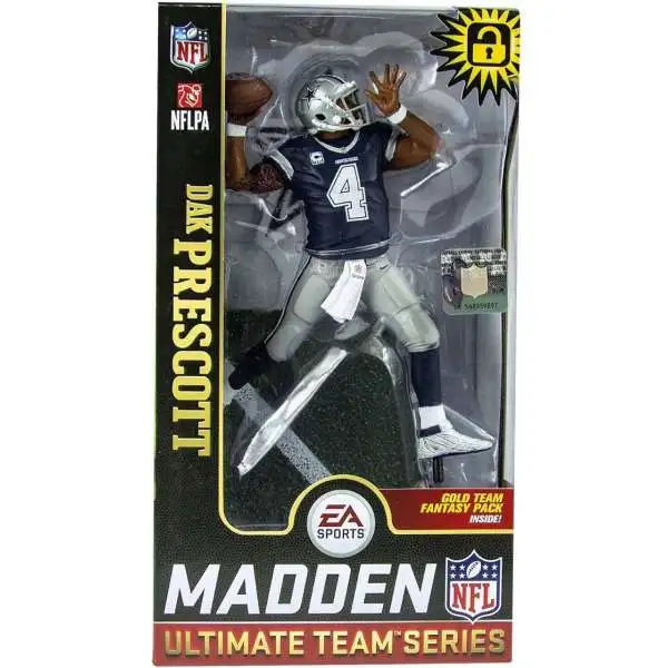 McFarlane Toys NFL Dallas Cowboys EA Sports Madden 19 Ultimate Team Series 1 Dak Prescott Action Figure