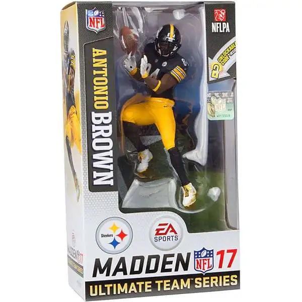 McFarlane Toys NFL Pittsburgh Steelers EA Sports Madden 17 Ultimate Team Series 3 Antonio Brown Action Figure
