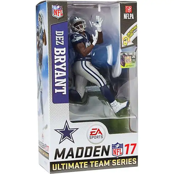 McFarlane Toys NFL Dallas Cowboys EA Sports Madden 17 Ultimate Team Series 3 Dez Bryant Action Figure [Dark Blue Jersey]