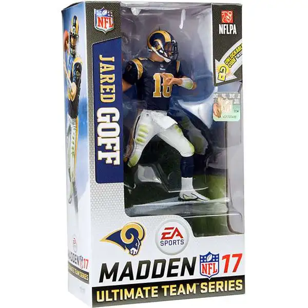 McFarlane Toys NFL Los Angeles Rams EA Sports Madden 17 Ultimate Team Series 3 Jared Goff Action Figure