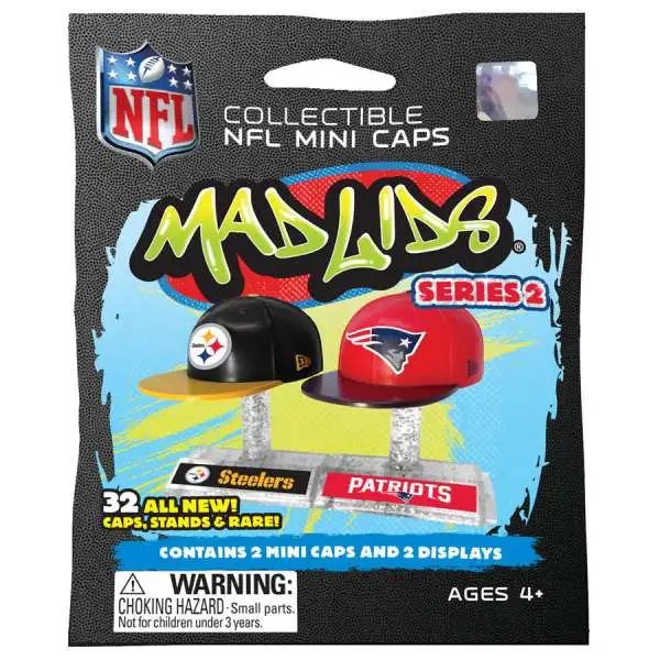 NFL Mad Lids Football Mini Caps Series 2 Mystery Pack [2 RANDOM Hats]