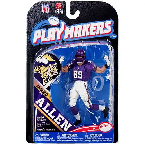McFarlane Toys NFL Minnesota Vikings Playmakers Series 4 Jared Allen Action Figure