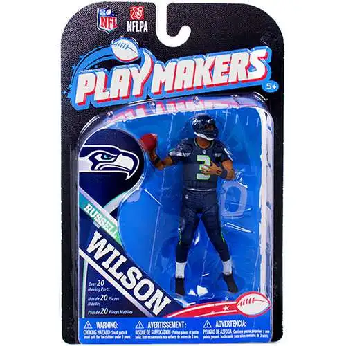 McFarlane Toys NFL Seattle Seahawks Playmakers Series 4 Russell Wilson Action Figure