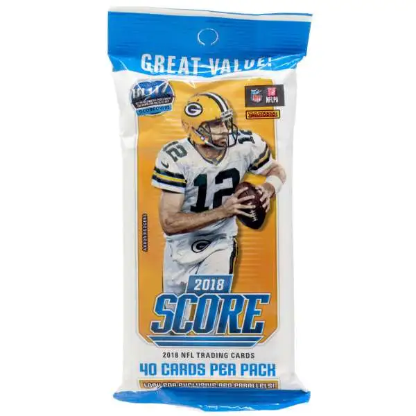 NFL Panini 2018 Score Football Trading Card VALUE Pack [40 Cards]