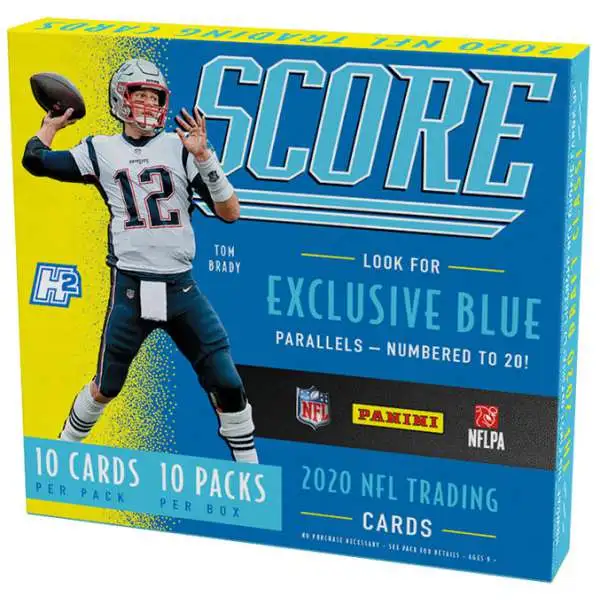 NFL Panini 2020 Score Football Trading Card HYBRID HOBBY Box [10 Packs]