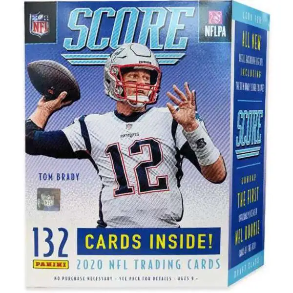 NFL Panini 2020 Score Football Trading Card BLASTER Box [11 Packs, 1 Memorabilia Card]