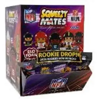 NFL SqueezyMates 2026 Football Rookies Series Mystery Box [18 Packs] (Pre-Order ships October)