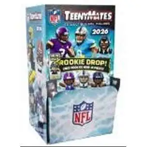 NFL TeenyMates 2026 Football Rookies Series Mystery Box [24 Packs] (Pre-Order ships October)