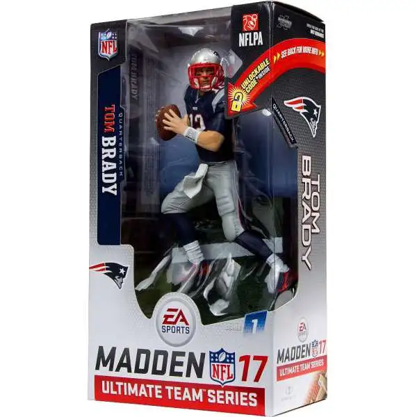 McFarlane Toys NFL New England Patriots EA Sports Madden 17 Ultimate Team Series 1 Tom Brady Exclusive Action Figure [Blue Jersey]