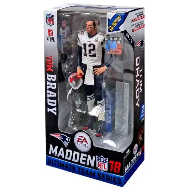 McFarlane Toys NFL New England Patriots EA Sports Madden 18 Ultimate Team Series 2 Tom Brady Exclusive Action Figure [White Jersey]