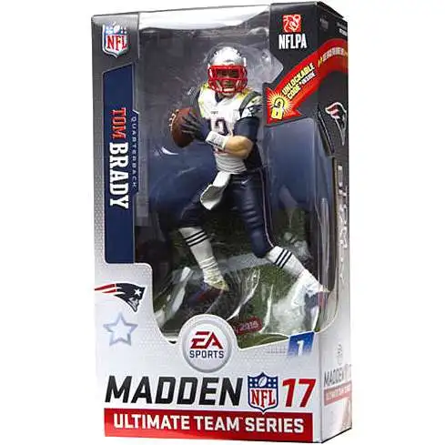 McFarlane Toys NFL New England Patriots EA Sports Madden 17 Ultimate Team Series 1 Tom Brady Action Figure [White Jersey]