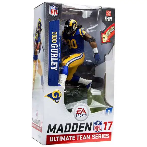 McFarlane Toys NFL Los Angeles Rams EA Sports Madden 17 Ultimate Team Series 1 Todd Gurley Action Figure [Blue Jersey]