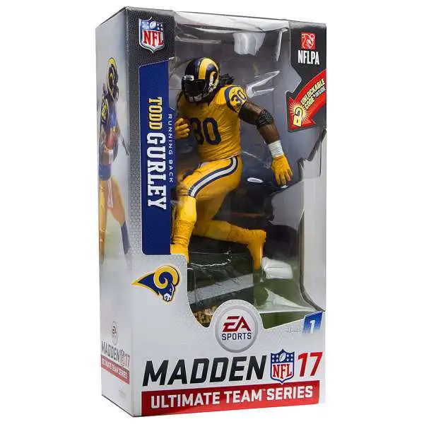 McFarlane Toys NFL Los Angeles Rams EA Sports Madden 17 Ultimate Team Series 1 Todd Gurley Action Figure [Color Rush Uniform]