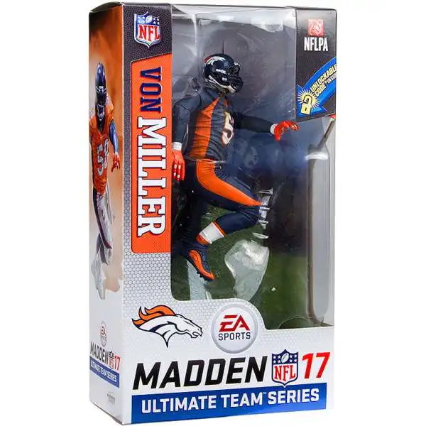 McFarlane Toys NFL Denver Broncos EA Sports Madden 17 Ultimate Team Series 2 Von Miller Action Figure [Blue Jersey]