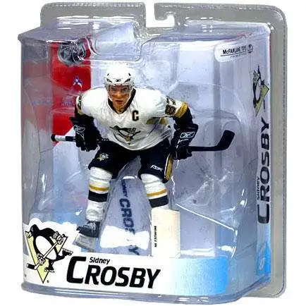McFarlane Toys NHL Pittsburgh Penguins Sports Hockey Series 16 Sidney Crosby Action Figure [White Jersey, Damaged Package]