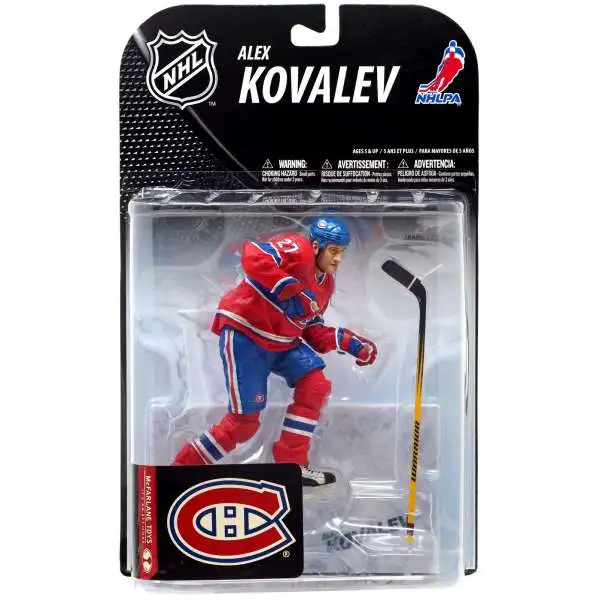 McFarlane Toys NHL Montreal Canadiens Sports Hockey Series 19 Alexei Kovalev Action Figure