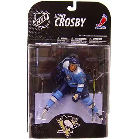 McFarlane Toys NHL Pittsburgh Penguins Sports Hockey Series 21 Sidney Crosby Action Figure [Powder Blue Jersey]