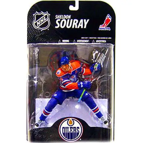 McFarlane Toys NHL Edmonton Oilers Sports Hockey Hockey Series 21 Sheldon Souray Action Figure [Damaged Package]