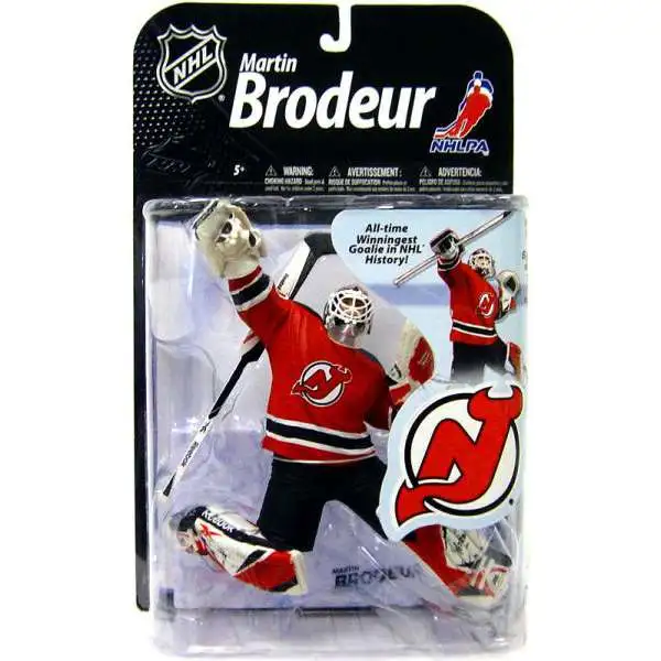 McFarlane Toys NHL New Jersey Devils Sports Picks Hockey Series 22 Martin Brodeur Action Figure [Red Jersey]