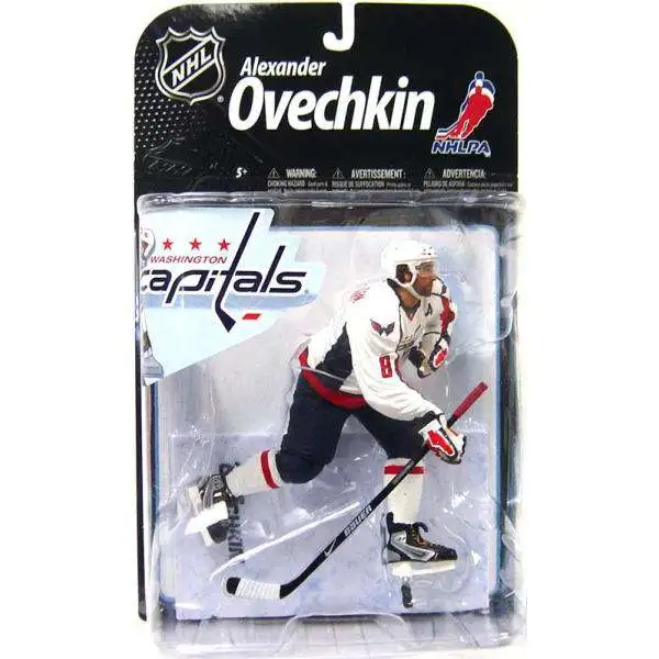 McFarlane Toys NHL Washington Capitals Sports Hockey Series 22 Alexander Ovechkin Action Figure [White Jersey, Damaged Package]