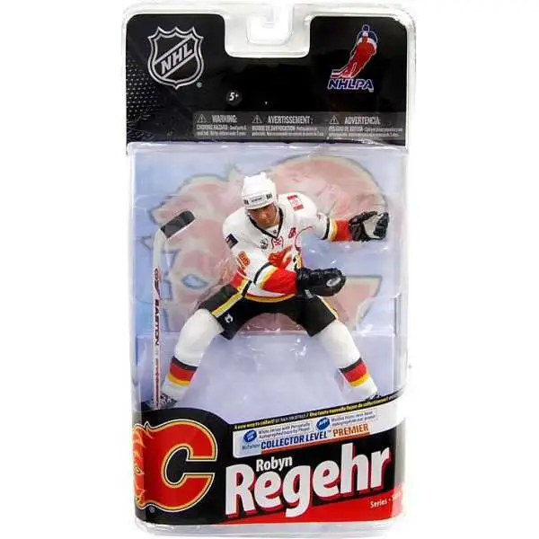 McFarlane Toys NHL Calgary Flames Sports Hockey Hockey Series 24 Robyn Regehr Action Figure [White Jersey No Signature]