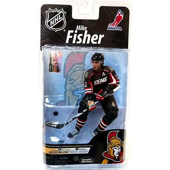 McFarlane Toys NHL Ottawa Senators Sports Picks Hockey Series 26 Mike Fisher Action Figure [Black Jersey]