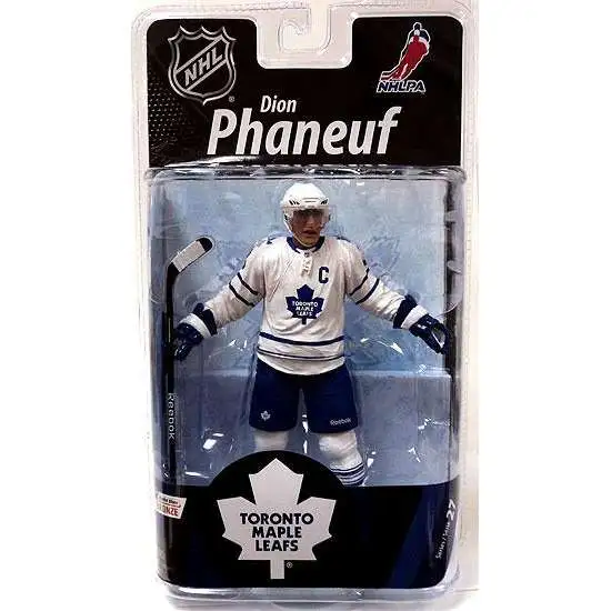 McFarlane Toys NHL Toronto Maple Leafs Sports Picks Hockey Series 27 Dion Phaneuf Action Figure [White Jersey]