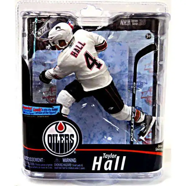 McFarlane Toys NHL Edmonton Oilers Sports Picks Hockey Series 28 Taylor Hall Action Figure [White Jersey]
