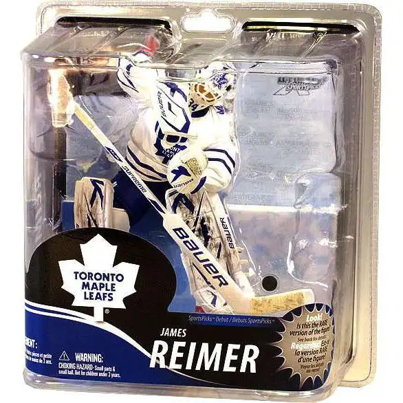 McFarlane Toys NHL Toronto Maple Leafs Sports Hockey Hockey Series 30 James Reimer Action Figure [White Jersey]