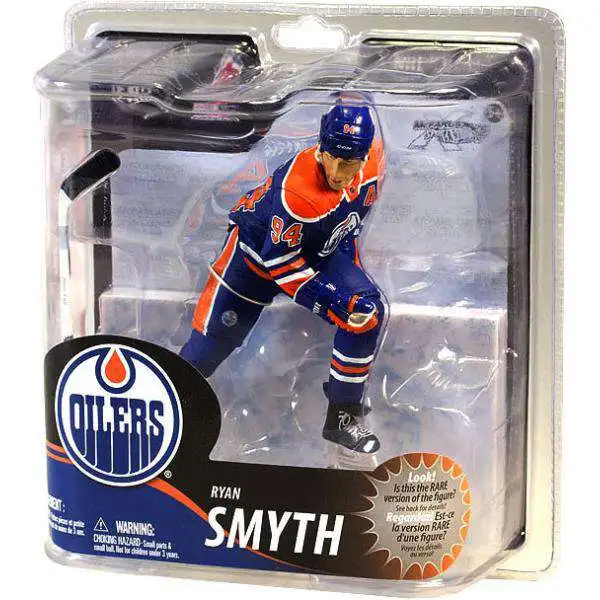 McFarlane Toys NHL Edmonton Oilers Sports Hockey Hockey Series 30 Ryan Smyth Action Figure [Blue Jersey]
