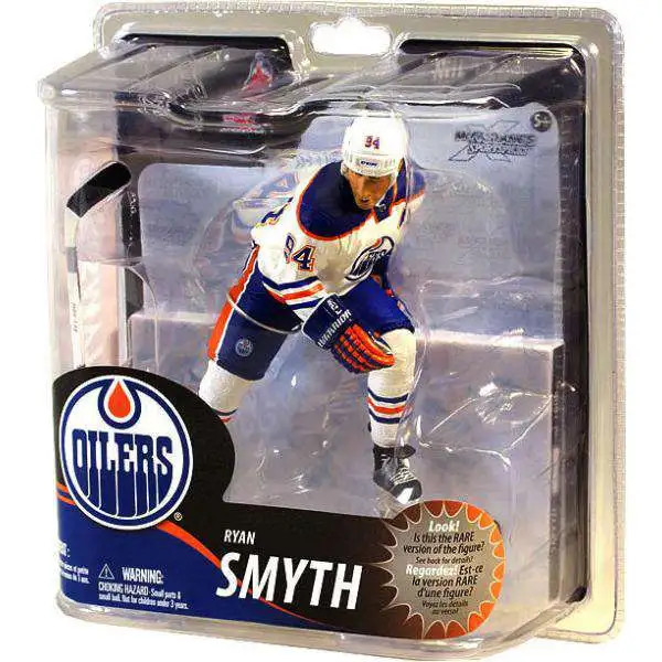 Ryan Smyth Edmonton Oilers Autographed Signed White Reebok Authentic On Ice  Jersey